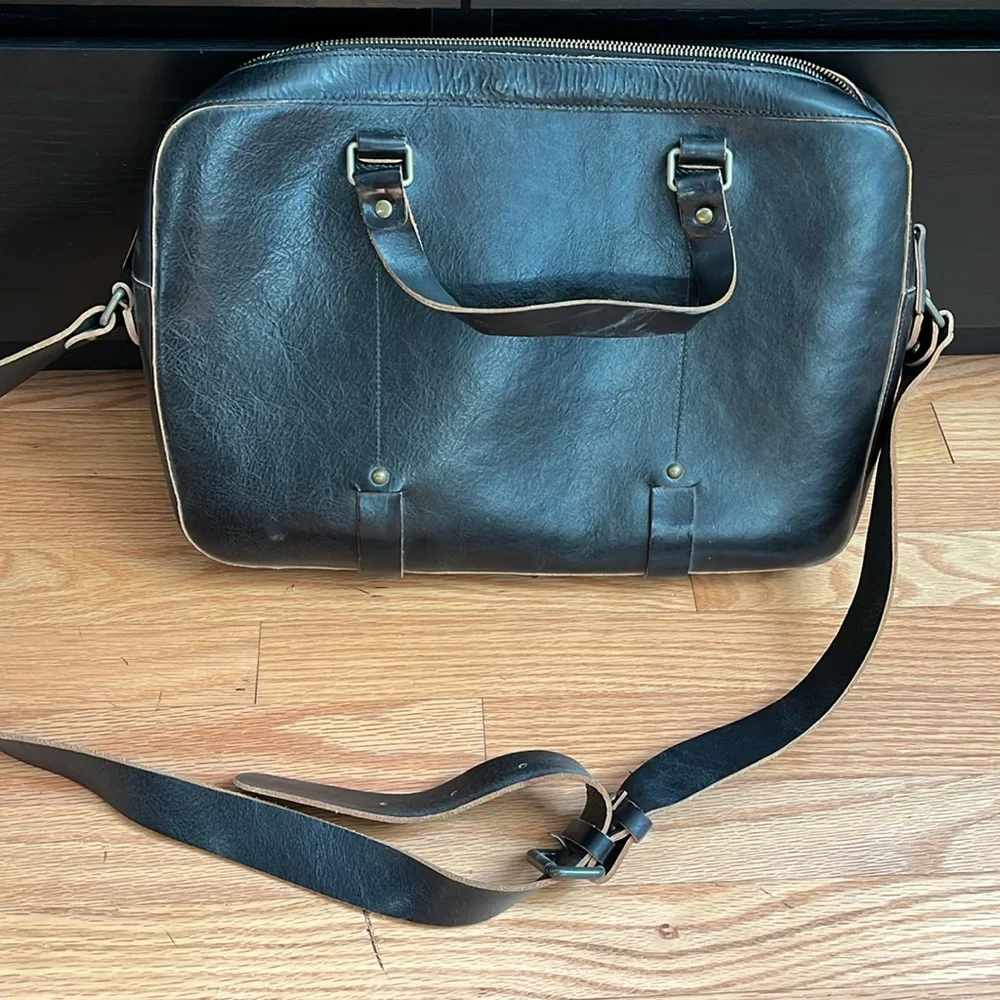 Leather Briefcase/Laptop Bag | 100% Leather | Husband/Boyfriend Gift